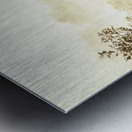 Vintage winter woodland Metal print