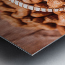 Peanuts in tiny basket in close-up Metal print