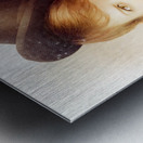 Vintage Portrait In Bowler Hat Metal print