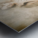 WWII tour of duty pin-up woman Metal print