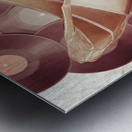 Phonograph music player Metal print