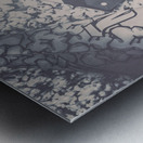 Vintage film production Metal print