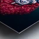 Excited Clown With Camera At Kids Birthday Party Metal print