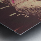 Vintage scarecrow mask Metal print