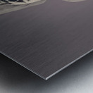 Classical female in vintage fashion accessories Metal print