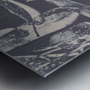 Abstract design tree leaves background Metal print