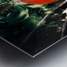 Twisted evil clown portrait Metal print