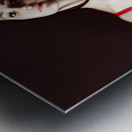 Glamorous Sophisticated Model Metal print