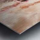 Caffeine high pin up girl Metal print