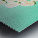 Waffle cones with fresh banana Metal print