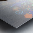 Smartphone apps Metal print