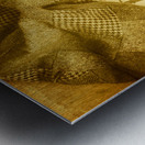 Selling the news Metal print