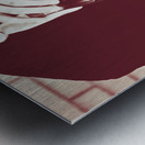 Red retro Coca-Cola Metal print