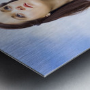 Business Woman With Dreams Aspirations And Goals Metal print