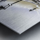 Fine art drawing The Tower Bridge in London UK Metal print