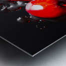 Halloween toffee apples Metal print