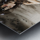 Fashion. Winter Freedom From A Snow Capped Romance Metal print