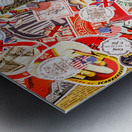 The world hotel Metal print