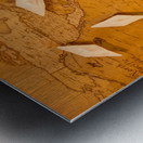 Maritime mapping Metal print