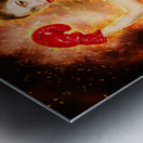 Pin up boxing girl  Metal print