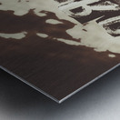 Letter press typeset  Metal print