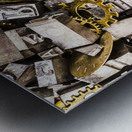 Mechanical machinations Metal print