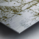 Vintage winter car wreck Metal print