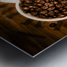 Vintage cafe artwork Metal print