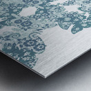 Traces of patterned beauty Metal print