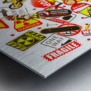 Care-free-style Metal print