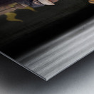 Fashion queen in crown sitting in jester court Metal print