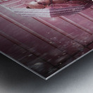 When life gives you rain make dance Metal print