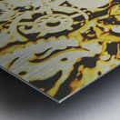 The steampunk heart design Metal print