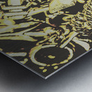 Sea tides and maritime anchors Metal print