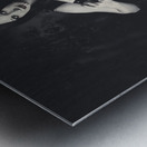 Dark evil vampire girl with killer style Metal print