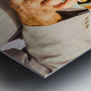 Pressing plots Metal print