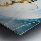 Dance music festival pinup Metal print