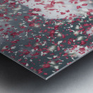 Tender woman with flowers. Romantic celebration Metal print