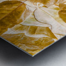 Seasonal gold Metal print