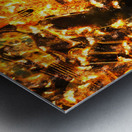 Guitar and grill Metal print