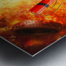 Explosive Terror. The wraith of hell fire Metal print