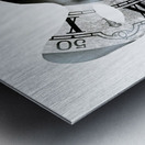 Monarchical Metal print