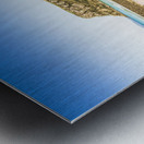 Scenic stony seashore Metal print