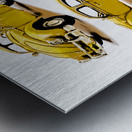 The Retro Bug Metal print