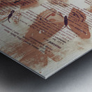 Exotic scripts Metal print