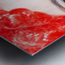 Red Clown Rage Metal print