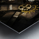 Systemic coglapse Metal print