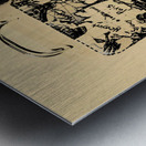 Weathered world tour Metal print