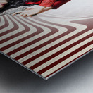 Dead secret agent with the licence to kill Metal print