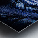 Royal blue couple Metal print